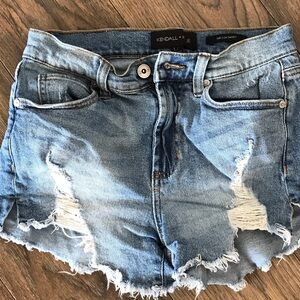 Kendall & Kylie High Rise Dark Blue Jeans